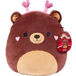 Squishmallows 10" Omar The Bear Officially Licensed Kellytoy Valentine's Day Plush Collectible Soft & Squishy Bear Stuffed Animal Toy Add to Your Squad Gift for Kids, Girls & Boys 10 Inch