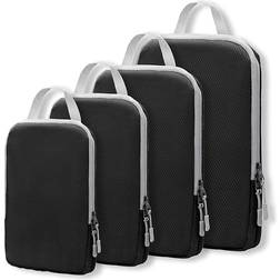 Trassle Double-stitched Compression Travel Packing Organiser 4 Pcs