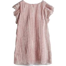 H&M Pleated A-line Dress - Light Pink (1031248023)