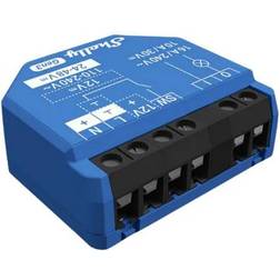Shelly 1 Gen3 WiFI relæ med potentialfrit kontaktsæt 12-48VDC/230VAC