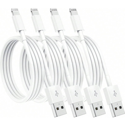 Shein Packs Apple Charging Cables ft IPhone Chargers CableUSB To Lightning Fast IPhone Charging Cord Compatible With Iphone ProMax XXSXRXS Max IpadWhite