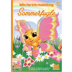 Min første malerbog sommerfugle