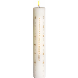 Sirius Sille Beige Stearinljus 28.9cm