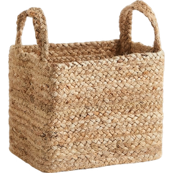 H&M Liten Oppbevaringskurv I Jute Beige Kurv 26cm