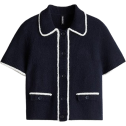 H&M Short-Sleeved Cardigan - Blue