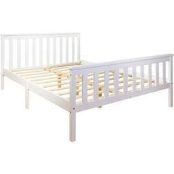 Home Treats Double Bed Frame With Mattress 140x200cm