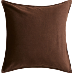 H&M Kuddfodral i Linmix 50x50 Mörkbrun Kuddöverdrag Brun (50x50cm)