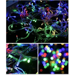 Superbiksen RGB LED 10m Lyskæde 100 Pærer