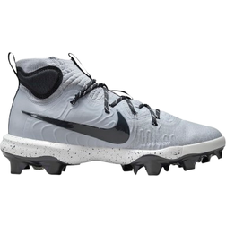 Nike Men's Alpha Huarache NXT TPU Baseball Cleats, Size 11, Grey/Black