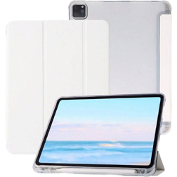 Shein pc TriFold Classic White IPad Case With Pen Holder