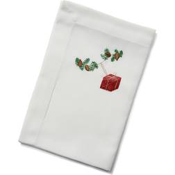 Langkilde & Søn Christmas napkin Stoffservietten Red gift ca. 50 x 50 cm Stoffserviette