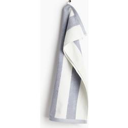 H&M Striped Hand 50 x 70 Guest Towel Blue (70x50cm)
