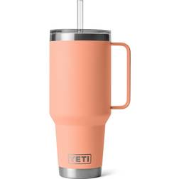 Yeti Rambler 42 oz Straw Lowcountry Peach Travel Mug 42fl oz