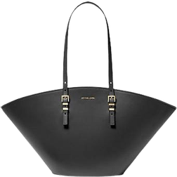 Michael Kors Isa Large Leather Tote Bag - Black