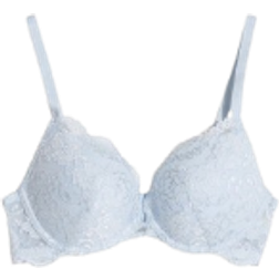 Cubus Push Up Bra with Lace - Light Blue