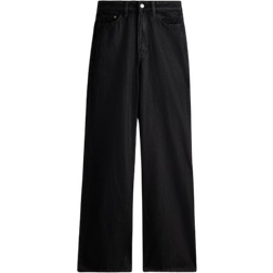 H&M Wide Ultra High Jeans - Sort