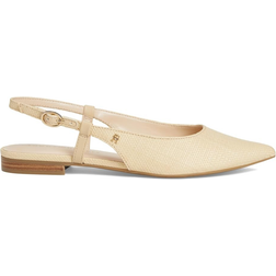 Tommy Hilfiger Vamina Slingback Ballet Flats - Light Natural
