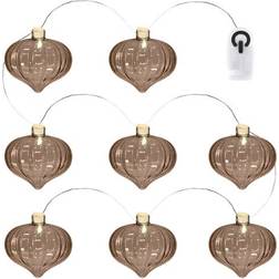 Sirius Millie Garlande 8 LED Dark Oak Ljusslinga 8 Lampor