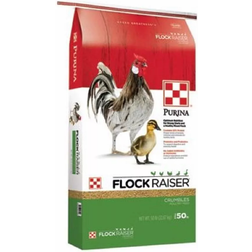 Purina Flock Raiser Crumbles Poultry Feed, 50 lb. 22.7kg
