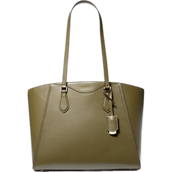 Michael Kors MK Shopper Taryn Large Aus Leder - Grün