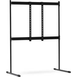 Pedestal Tube TV Floor Stand Black