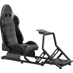 Piranha Racing simulator cockpit - Black