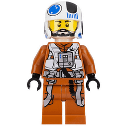 LEGO Star Wars Resistance X-wing Pilot Temmin 'Snap' Wexley Minifigure 75125