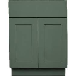 Reliabilt Monroe 27-in W x 34.5-in H x 24-in D Basil Green 1-Drawer Base LS-SB-B27B