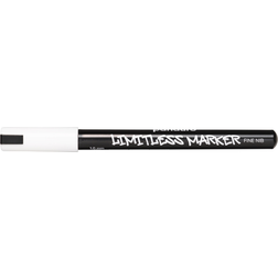 Panduro Limitless Marker S White W01 Fin Spets Ø1 mm Vit