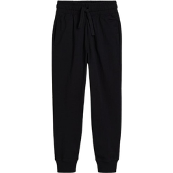 H&M Svart Trikåjoggers bomull