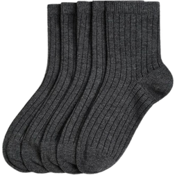 H&M Boys Grey 5-pack school socks