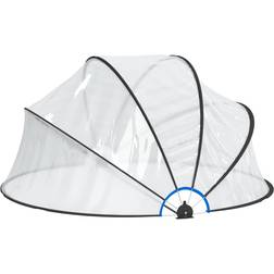 vidaXL Pooltak runt 315x158 cm PVC