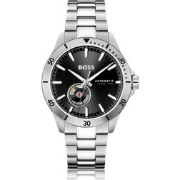 HUGO BOSS Troper Automatic Mech-Automatic 43mm Silver-tone (Mens)