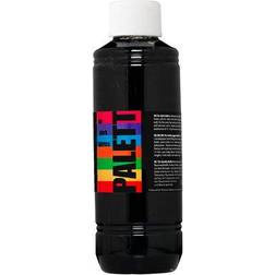 Panduro Fabric Paint 250 ml – sort, dækkende tekstilfarve til mørkt stof