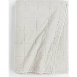 H&M Quiltet - - 180x250 Sengeteppe Beige (250x180cm)