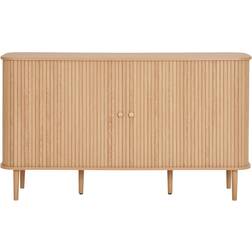 House Nordic Nikko med 2 Låger i Natur L140xB40xH79 Skænk 140x79cm