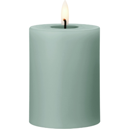 Ester & Erik Blockljus LED Ø7,5x10 cm 67 Jade Stone Stearinljus 10cm