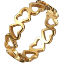Shein 1pc Men Heart Design Ring, Stainless Steel Jewelry