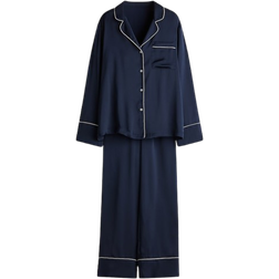 H&M Satin Natsæt - Blå