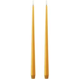 Ester & Erik Kronelys LED 40 cm 2-pak 85 Mango Stearinlys 40cm 2stk