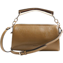 River Island Metal Handle Cross Body Bag - Khaki