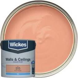 Wickes Vinyl Matt Emulsion Paint Copper Wall Paint Burnt Copper 2.5L