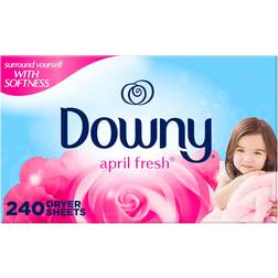 Downy Dryer Sheets Fabric Softener, April Fresh, 240 count