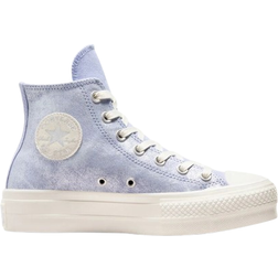 Converse Chuck Taylor All Star Lift Platform Suede Shimmer - Lilac Pewter/Egret/Silver