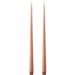 Ester & Erik Kronljus LED 40 cm 2-pack 20 Rosy Caramel Stearinljus 40cm 2st