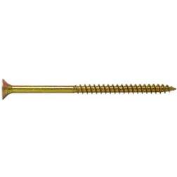 Wickes Single Thread Zinc & Yellow Screw 5 X Pack Of 100pcs