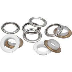 Prym Öljetter Med Brickor 14 mm Vita 15st