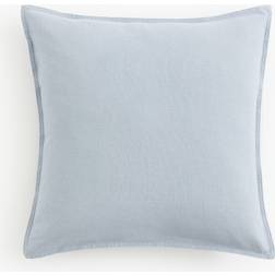H&M Kuddfodral i Linmix 50x50 Dimblå Kuddöverdrag Blå (50x50cm)