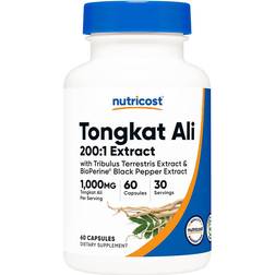 Nutricost Tongkat Ali 1,000 mg Vegan 60 Capsules 60 st