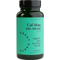 Great Earth Cal-mag 600-300 Mg Tabletter 120 st